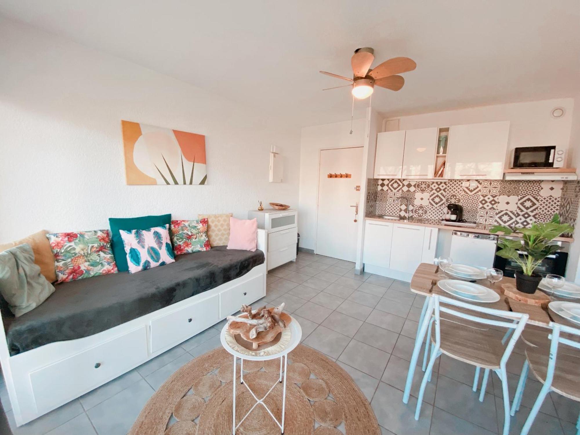 Superbe T2 Au Calme Avec Balcon Sur La Marina - 10 Lejlighed Canet-en-Roussillon Eksteriør billede