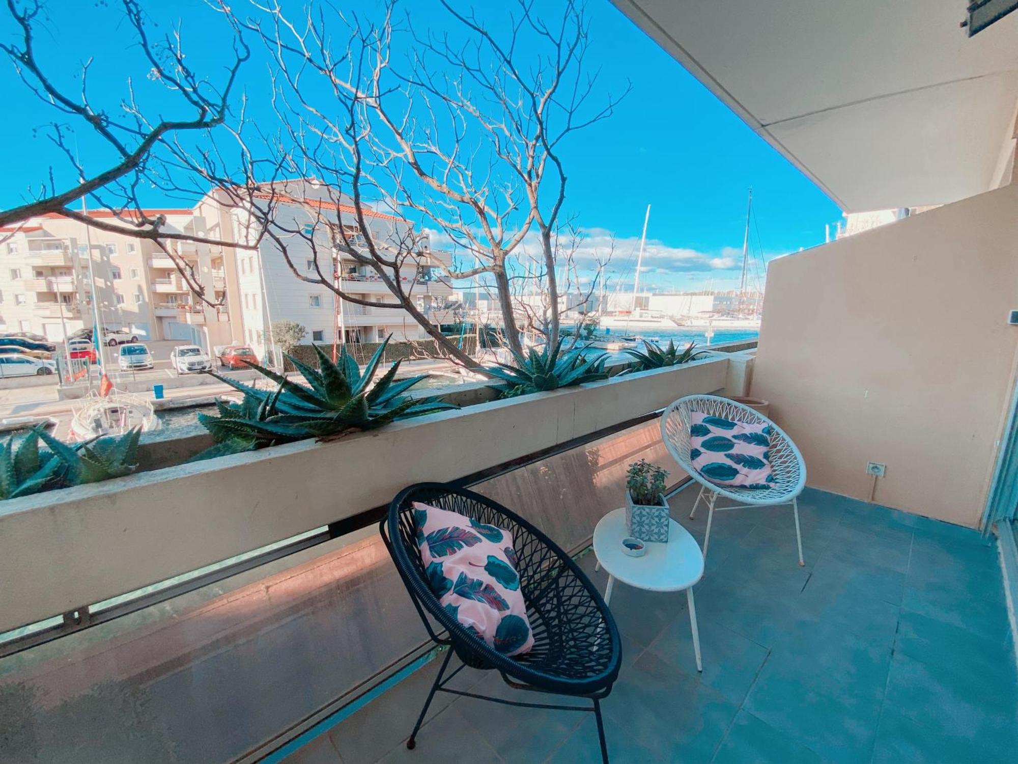 Superbe T2 Au Calme Avec Balcon Sur La Marina - 10 Lejlighed Canet-en-Roussillon Eksteriør billede